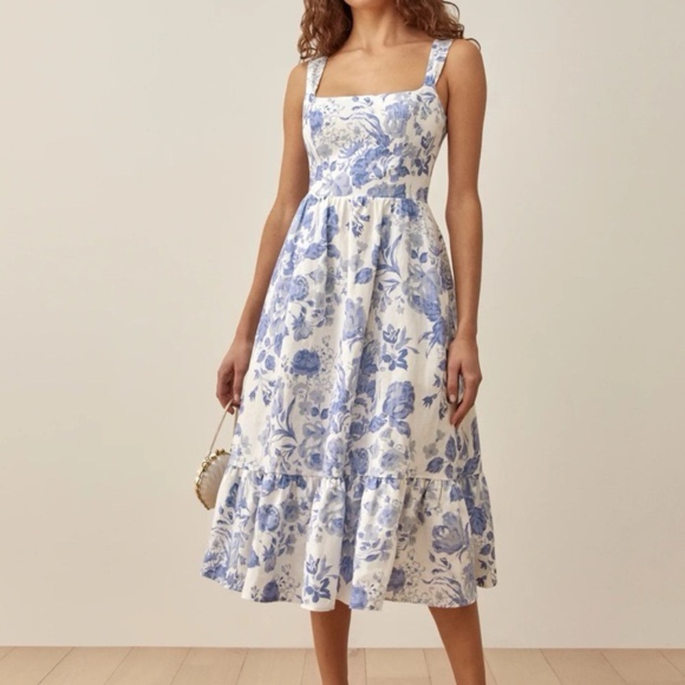 Reformation Bucatini Linen Dress